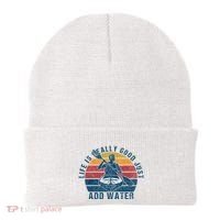 Life Is Really Good Just Add Water Kayaking Kayak Outdoor Beanie thumb 0