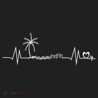 Life Is Really Good Beach Heartbeat Summer Beach Vacation Great Gift Women's Sweatshirt thumb 2