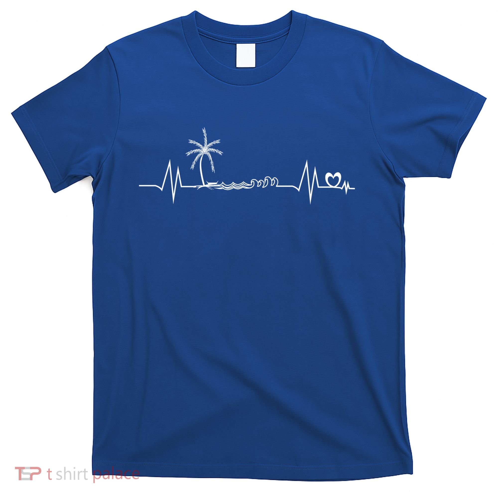 Life Is Really Good Beach Heartbeat Summer Beach Vacation Great Gift T-Shirt