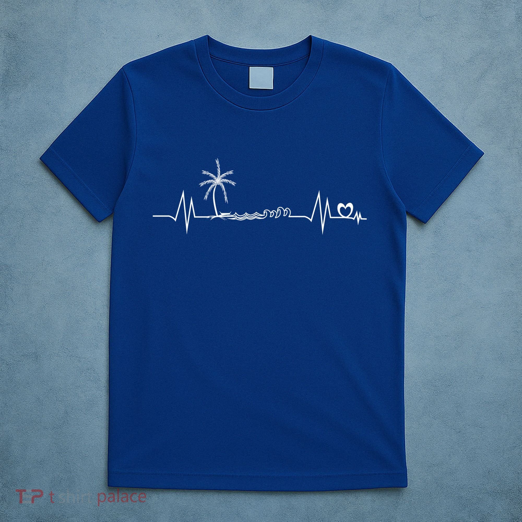 Life Is Really Good Beach Heartbeat Summer Beach Vacation Great Gift T-Shirt