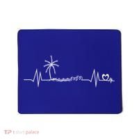 Life Is Really Good Beach Heartbeat Summer Beach Vacation Great Gift Mousepad thumb 0