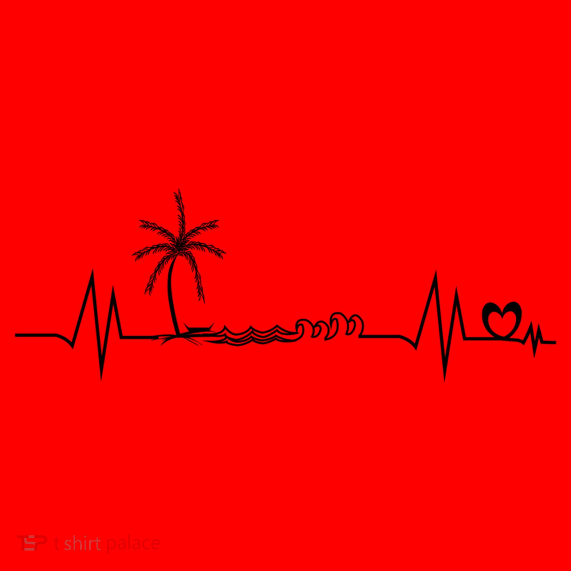 Life Is Really Good Beach Heartbeat Summer Beach Vacation Great Gift Santa Hat
