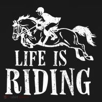 Life Is Riding Horses Equestrian Rider Show Jumper Mom Gift Women's Hoodie thumb 2