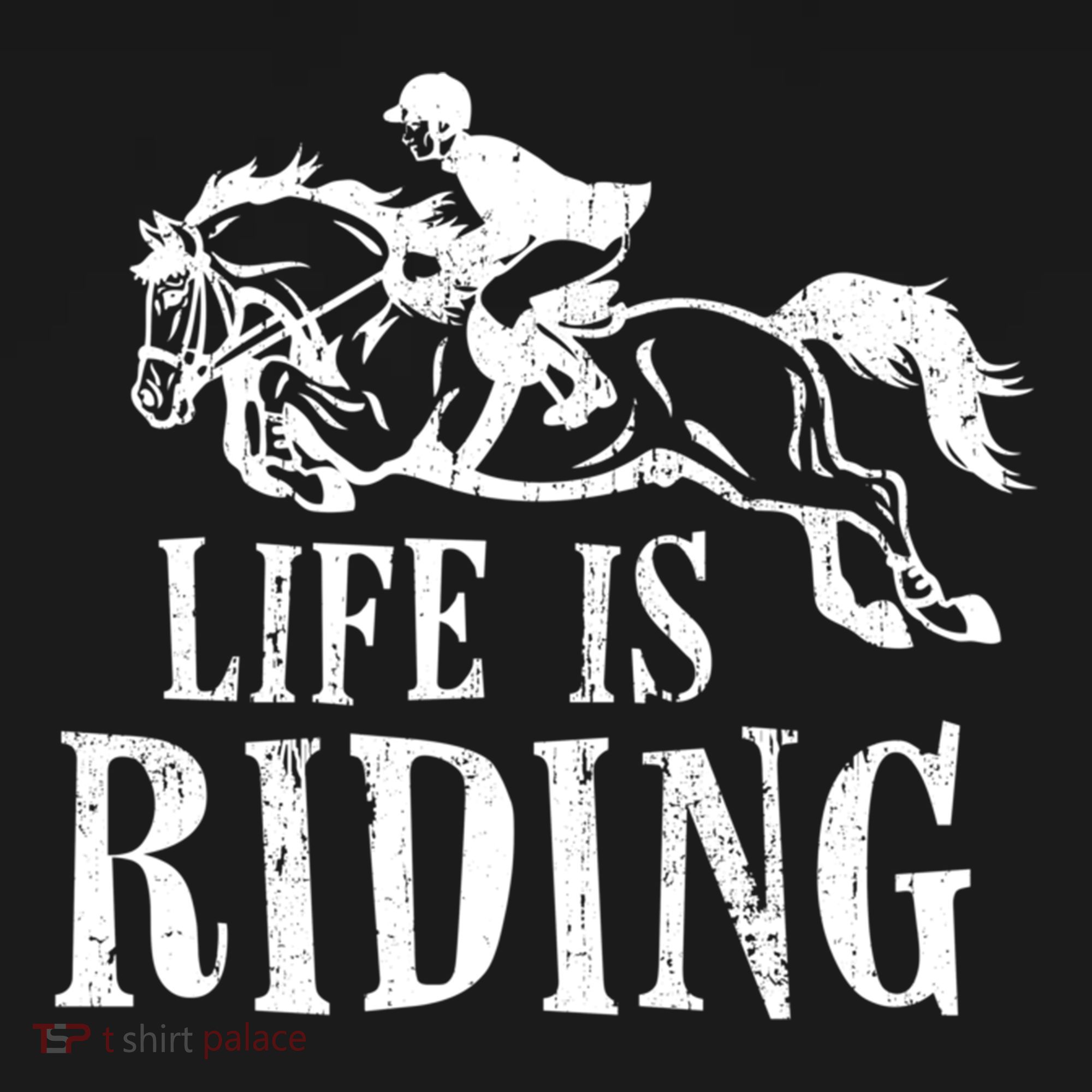 Life Is Riding Horses Equestrian Rider Show Jumper Mom Gift Women's Hoodie