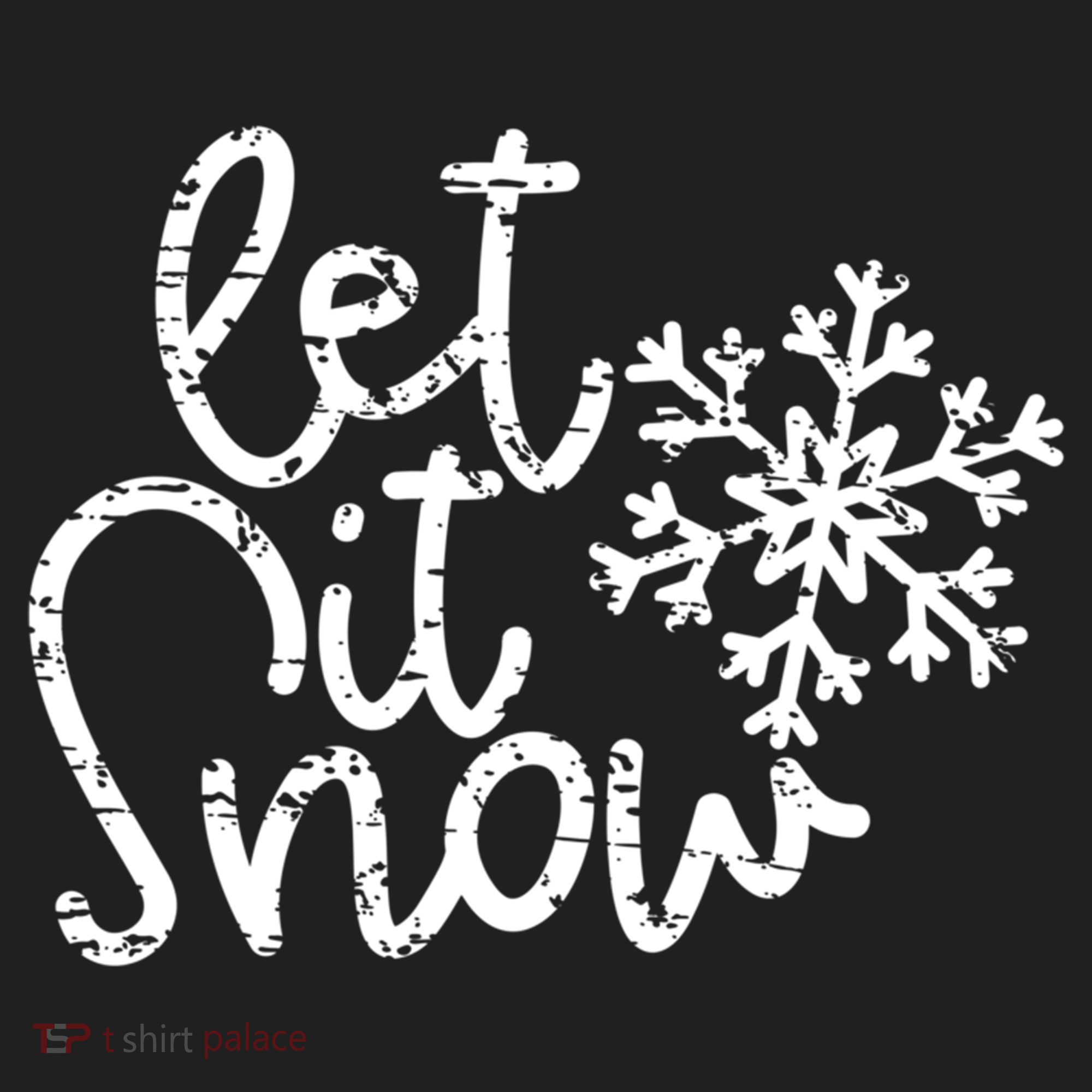 Let It Snow Christmas Snowflake Gift Women's Sweatshirt