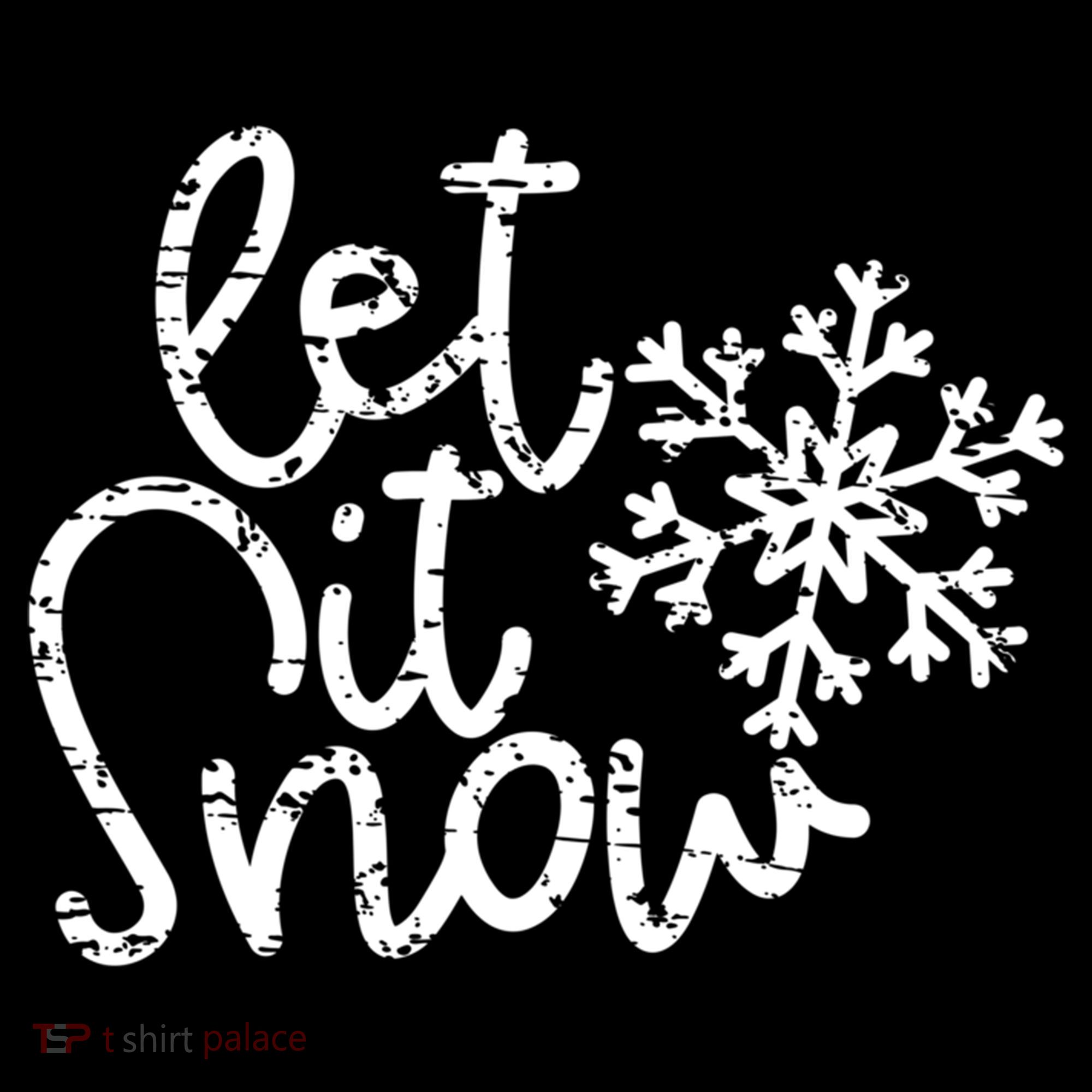 Let It Snow Christmas Snowflake Gift Backpack