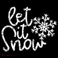 Let It Snow Christmas Snowflake Gift Women's Hoodie thumb 2