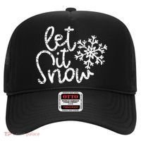 Let It Snow Christmas Snowflake Gift Hat thumb 0