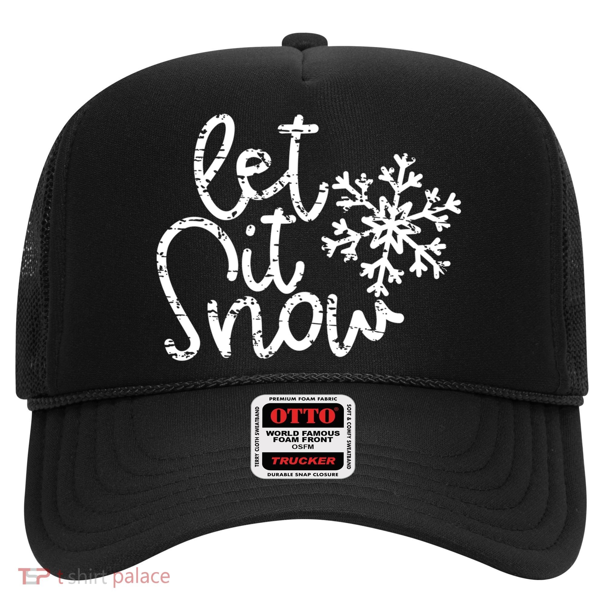 Let It Snow Christmas Snowflake Gift Hat