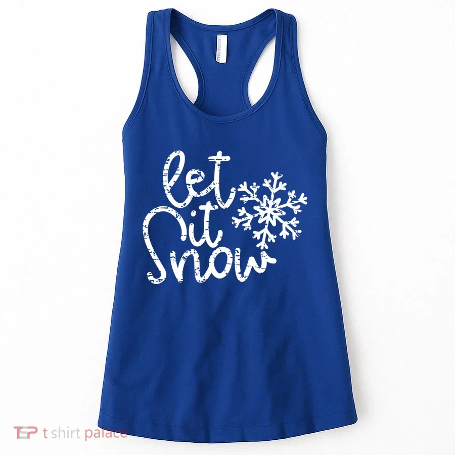 Let It Snow Christmas Snowflake Gift Women's Tank Top