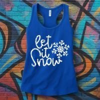 Let It Snow Christmas Snowflake Gift Women's Tank Top thumb 3
