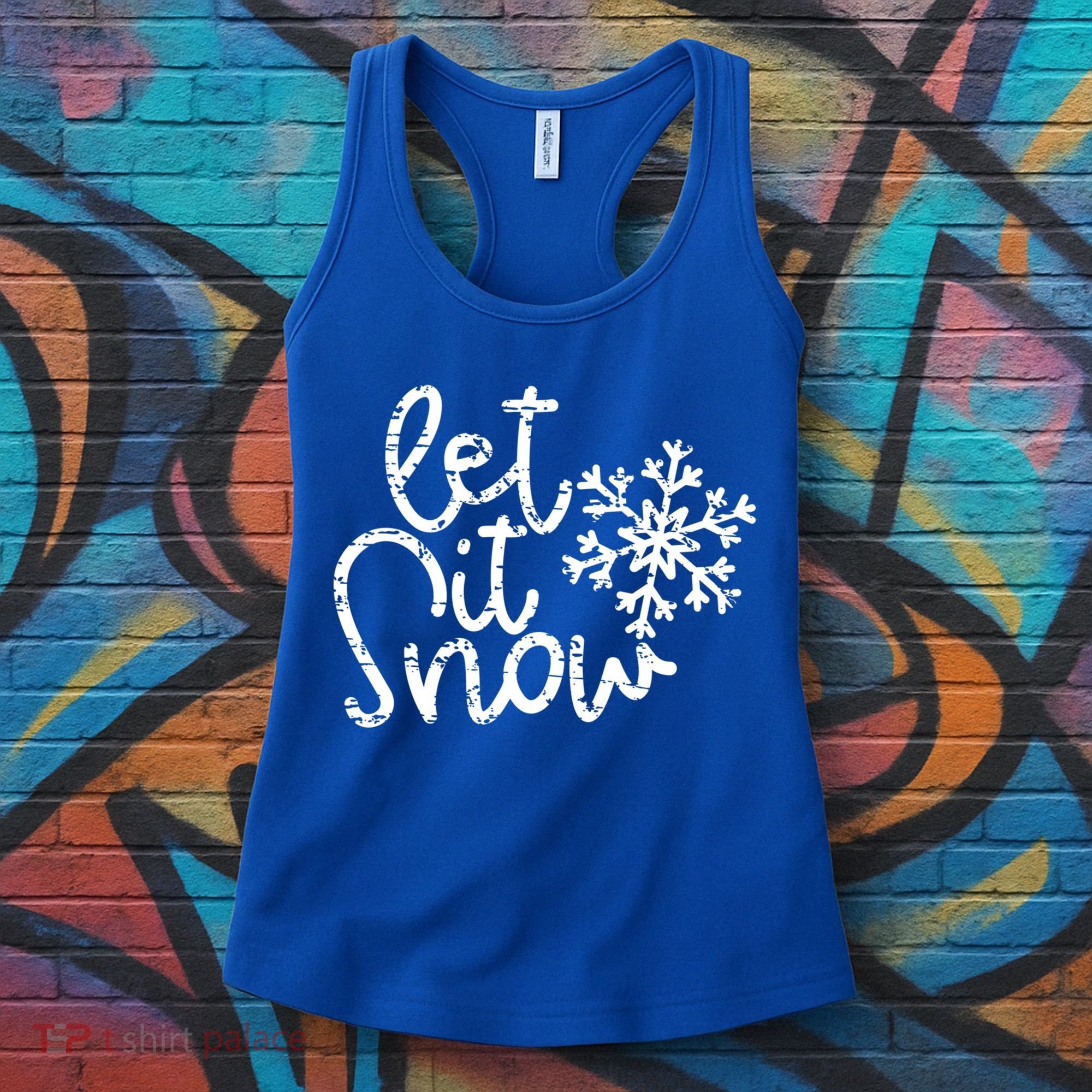 Let It Snow Christmas Snowflake Gift Women's Tank Top