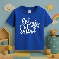 Let It Snow Christmas Snowflake Gift Toddler T-Shirt thumb 3