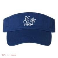 Let It Snow Christmas Snowflake Gift Visor thumb 0