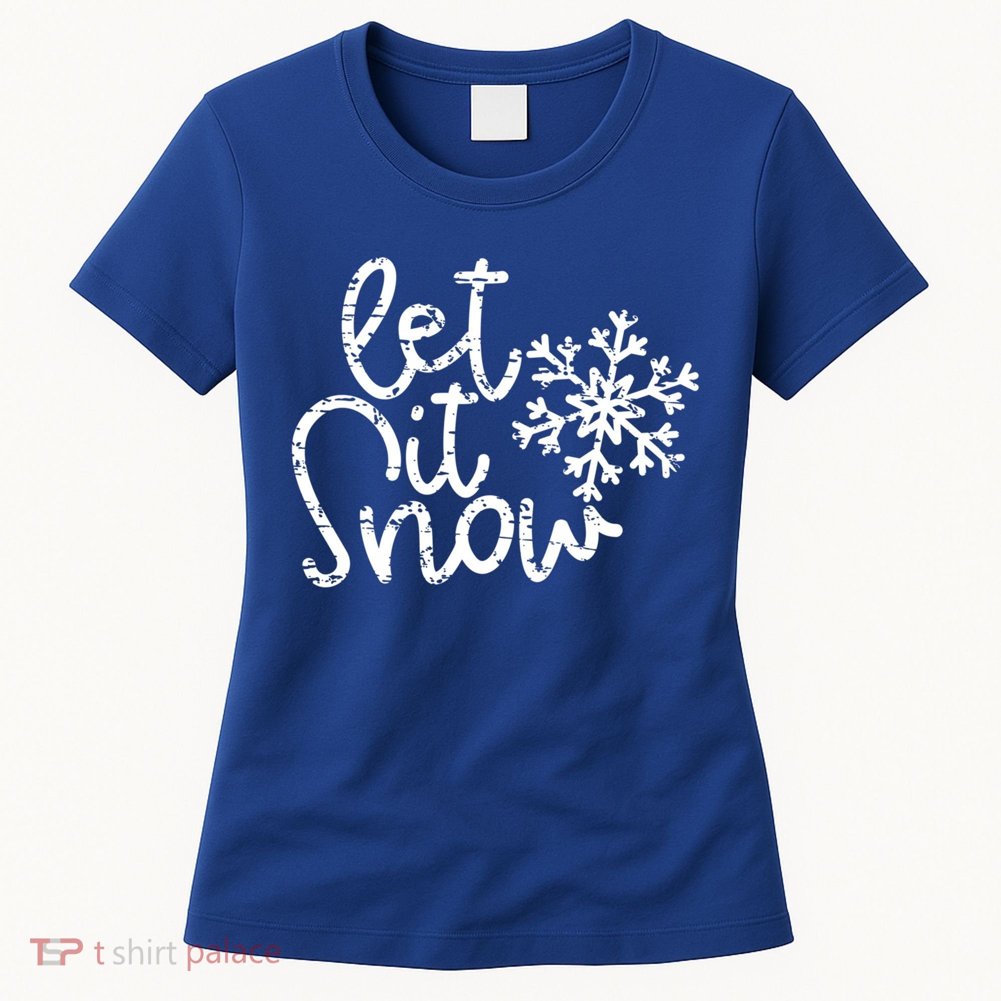 Let It Snow Christmas Snowflake Gift Women's T-Shirt
