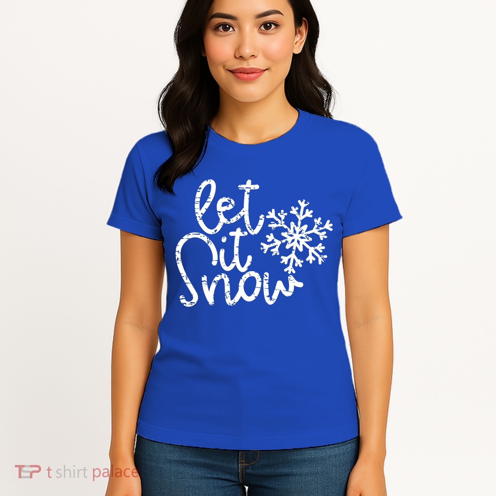 Let It Snow Christmas Snowflake Gift Women's T-Shirt