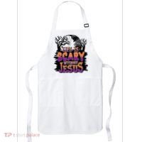 Life Is Scary Without Jesus Christian Halloween Tree Bible Apron thumb 0