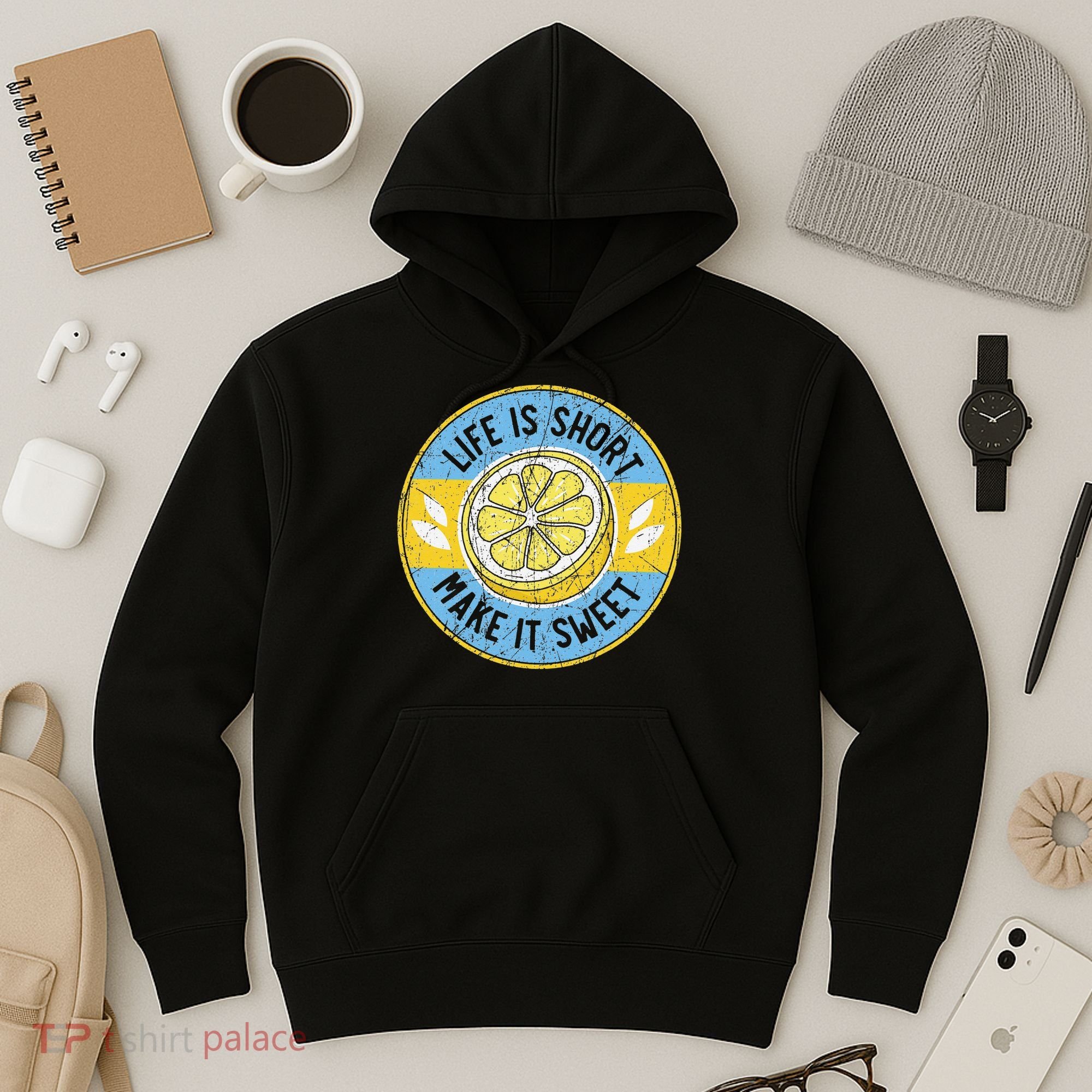 Life Is Short Make It Sweet Lemon Lover Fruit Business Hoodie