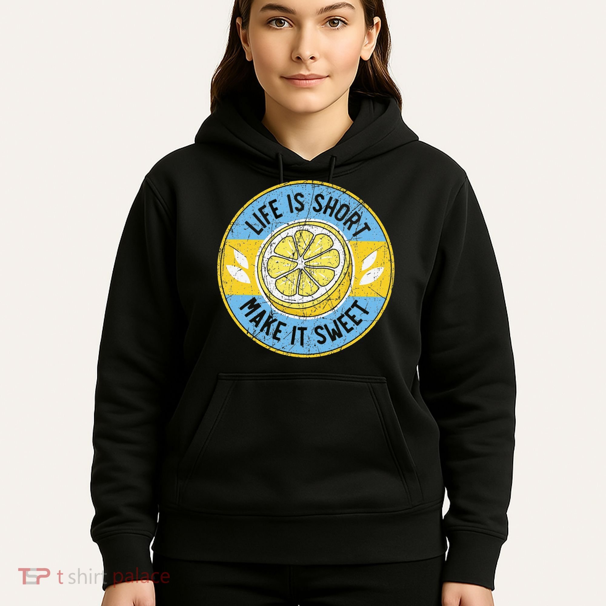 Life Is Short Make It Sweet Lemon Lover Fruit Business Hoodie