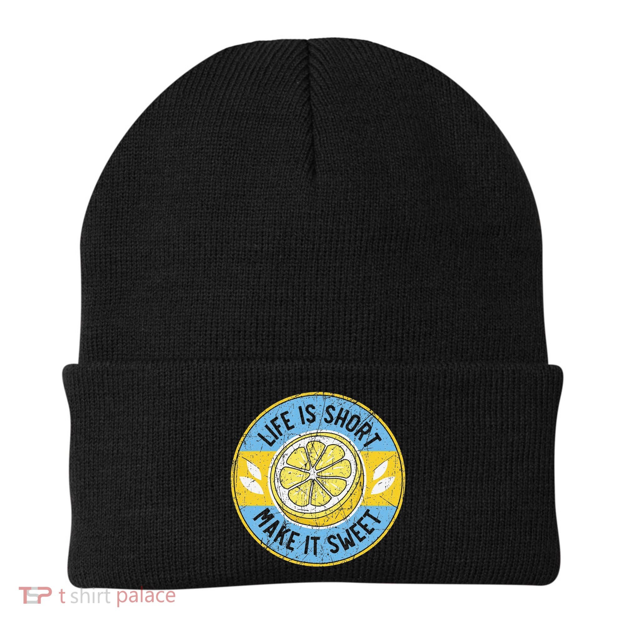 Life Is Short Make It Sweet Lemon Lover Fruit Business Beanie