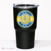 Life Is Short Make It Sweet Lemon Lover Fruit Business Tumbler thumb 0