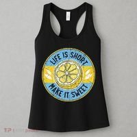 Life Is Short Make It Sweet Lemon Lover Fruit Business Women's Tank Top thumb 3