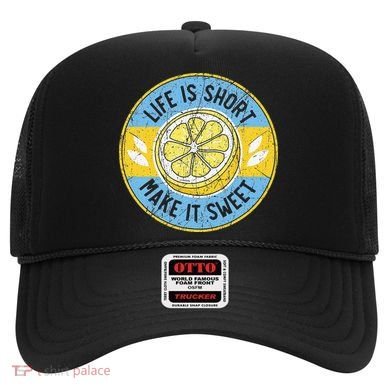 Life Is Short Make It Sweet Lemon Lover Fruit Business Hat