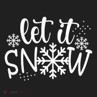 Let It Snow Cute Cozy Women's Sweatshirt thumb 2