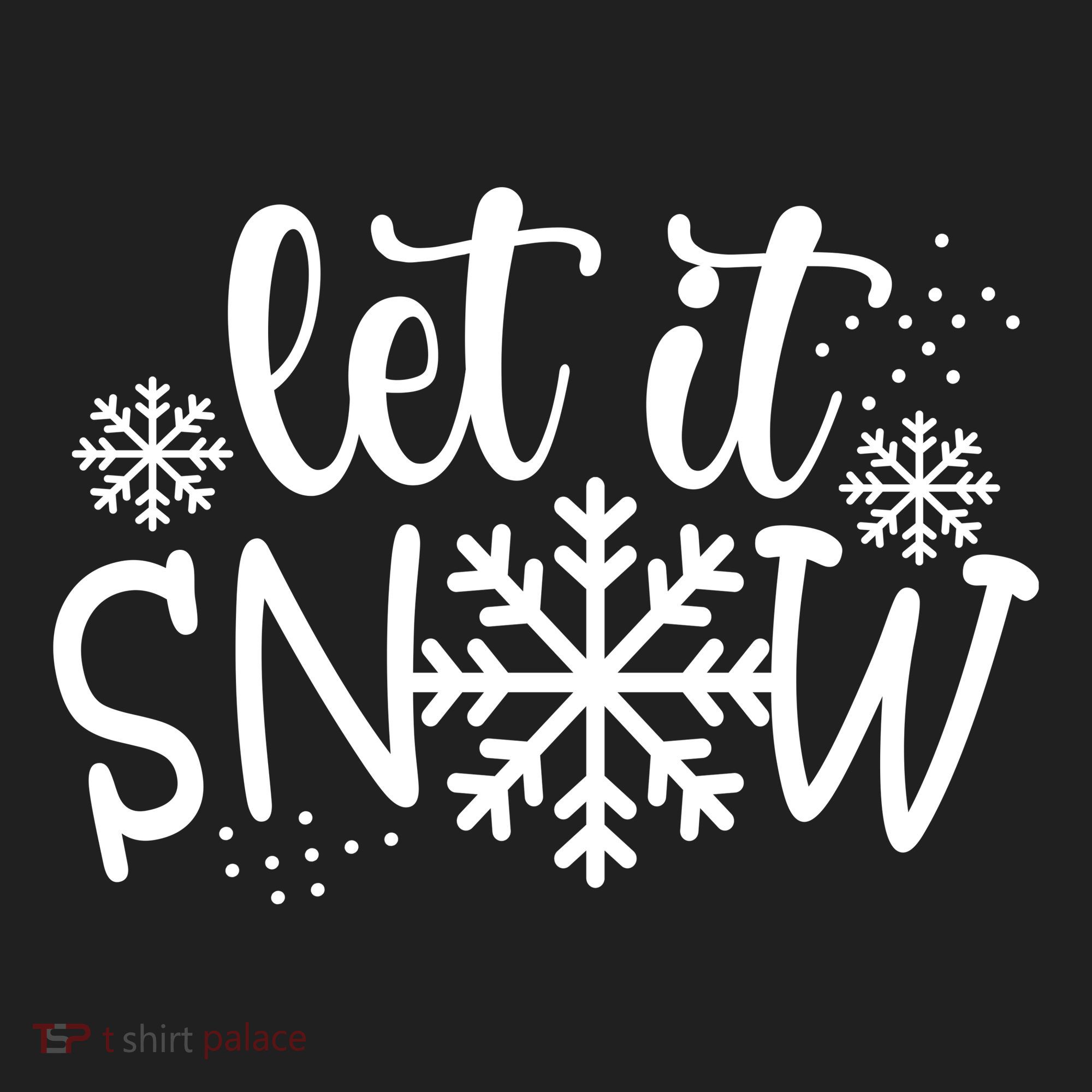 Let It Snow Cute Cozy Women's Sweatshirt