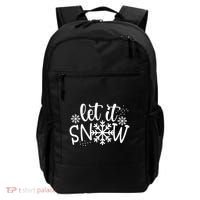 Let It Snow Cute Cozy Backpack thumb 0