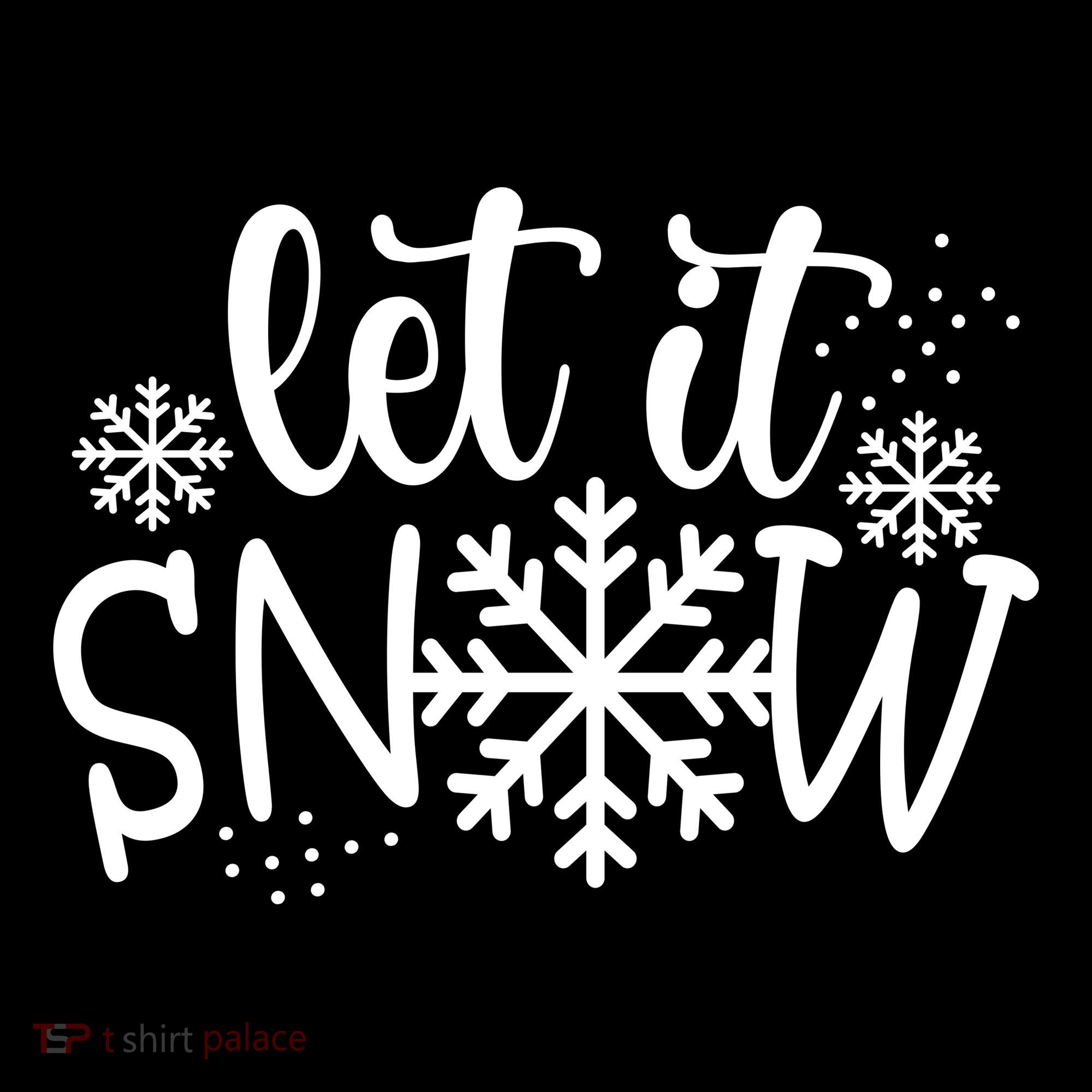 Let It Snow Cute Cozy Coaster