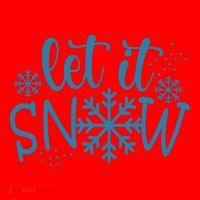 Let It Snow Cute Cozy Santa Hat thumb 1