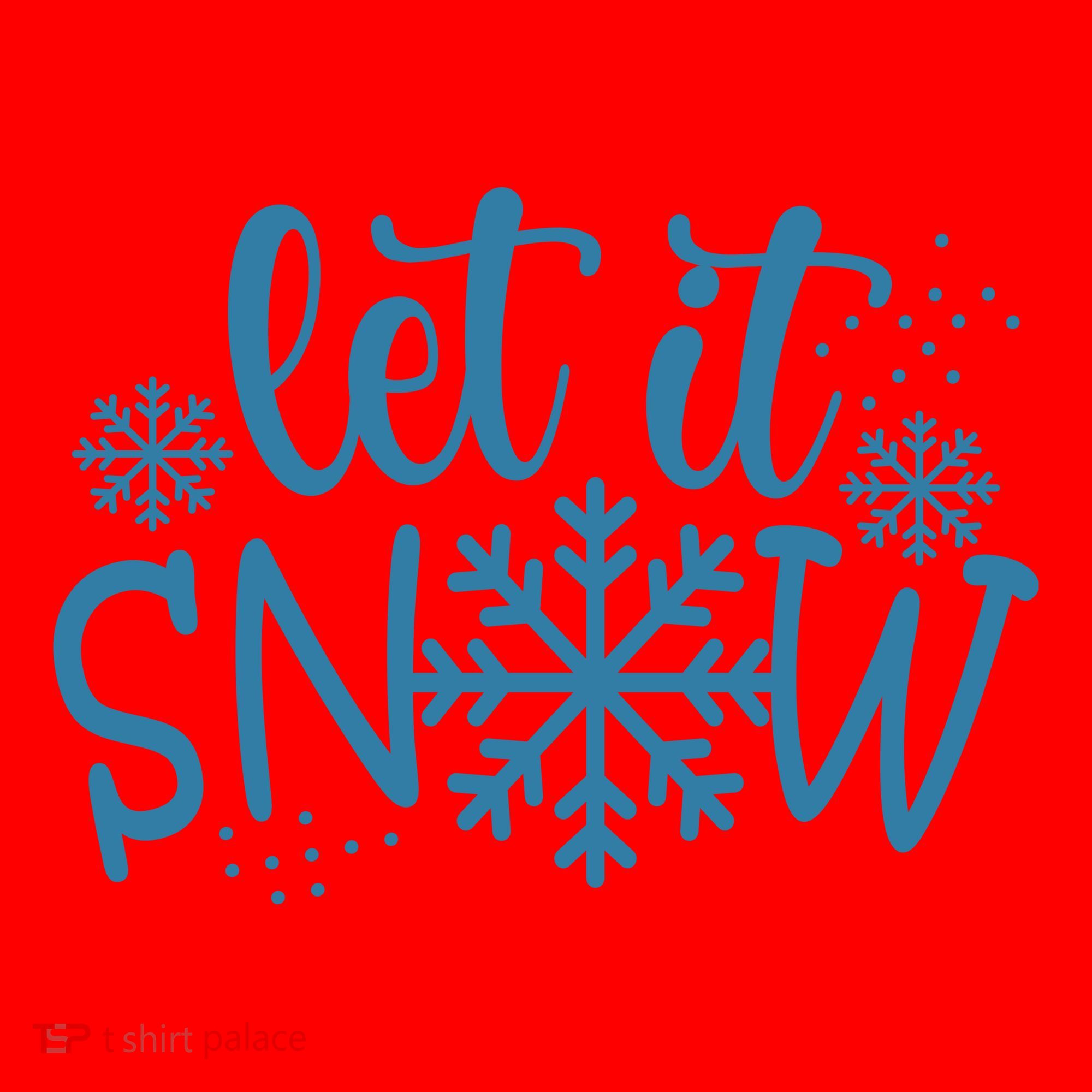 Let It Snow Cute Cozy Santa Hat