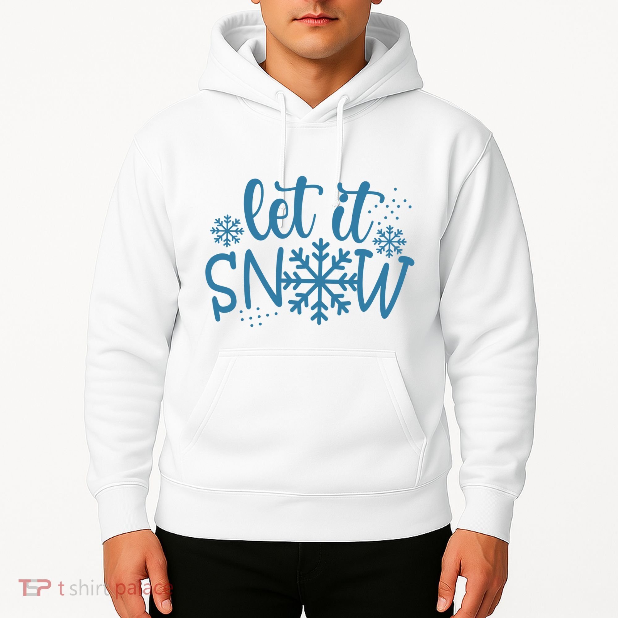 Let It Snow Cute Cozy Hoodie