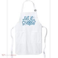 Let It Snow Cute Cozy Apron thumb 0