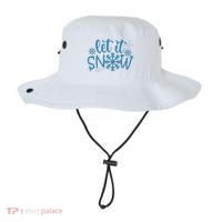 Let It Snow Cute Cozy Bucket Hat thumb 0