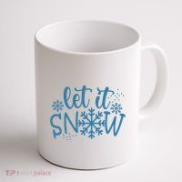Let It Snow Cute Cozy Coffee Mug thumb 1