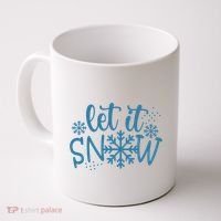 Let It Snow Cute Cozy Coffee Mug thumb 0