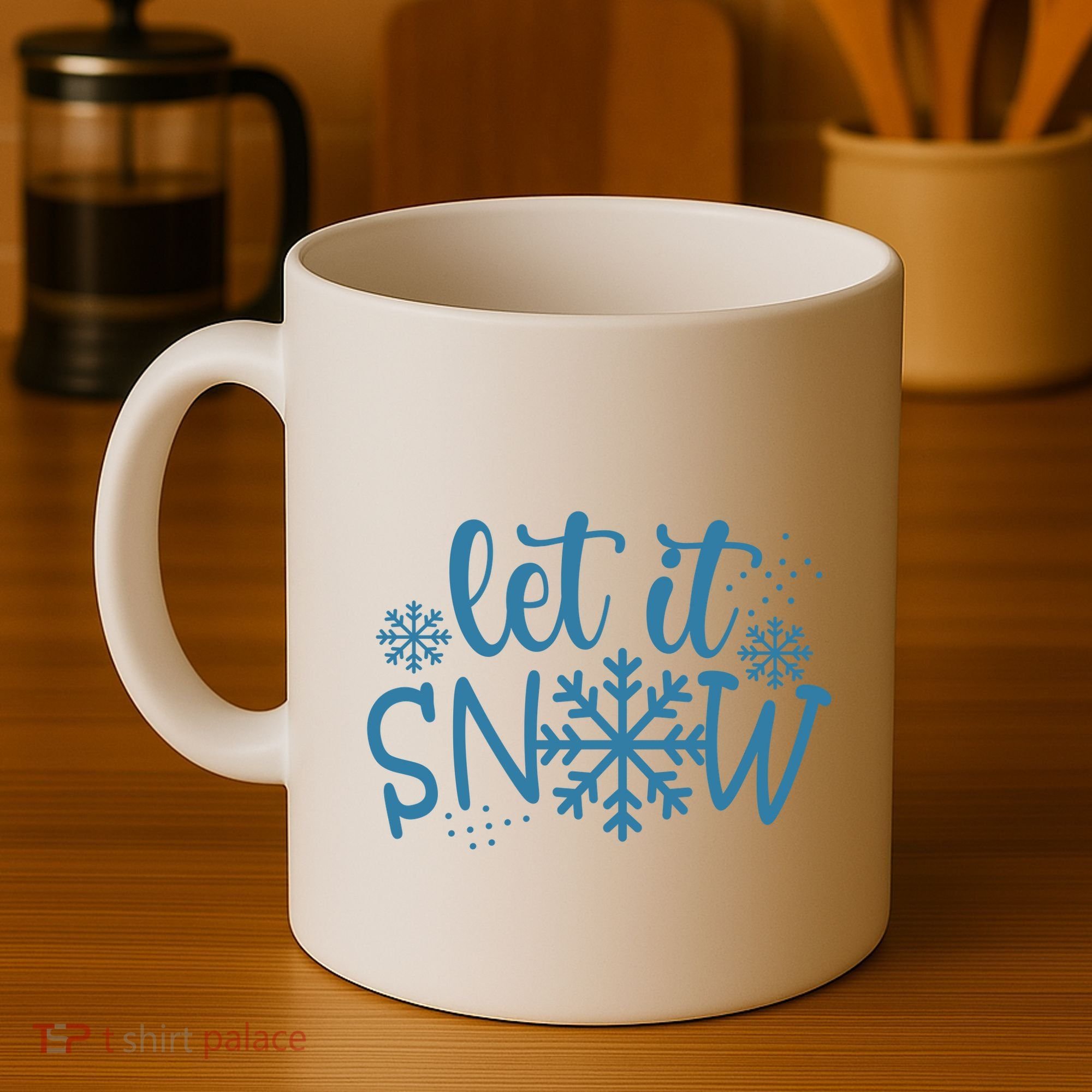 Let It Snow Cute Cozy Coffee Mug