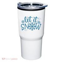 Let It Snow Cute Cozy Tumbler thumb 0