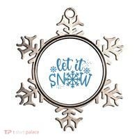 Let It Snow Cute Cozy Ornament thumb 0