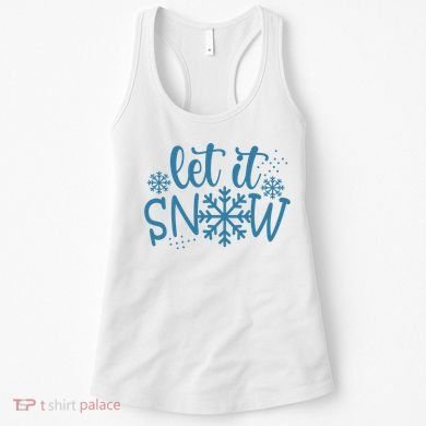 Let It Snow Cute Cozy Women's Tank Top