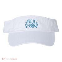 Let It Snow Cute Cozy Visor thumb 0