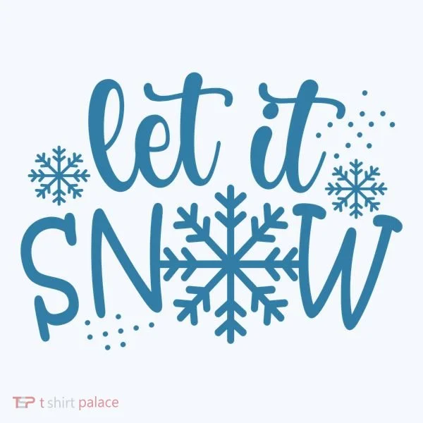 Let It Snow Cute Cozy Women's Long Sleeve Shirt