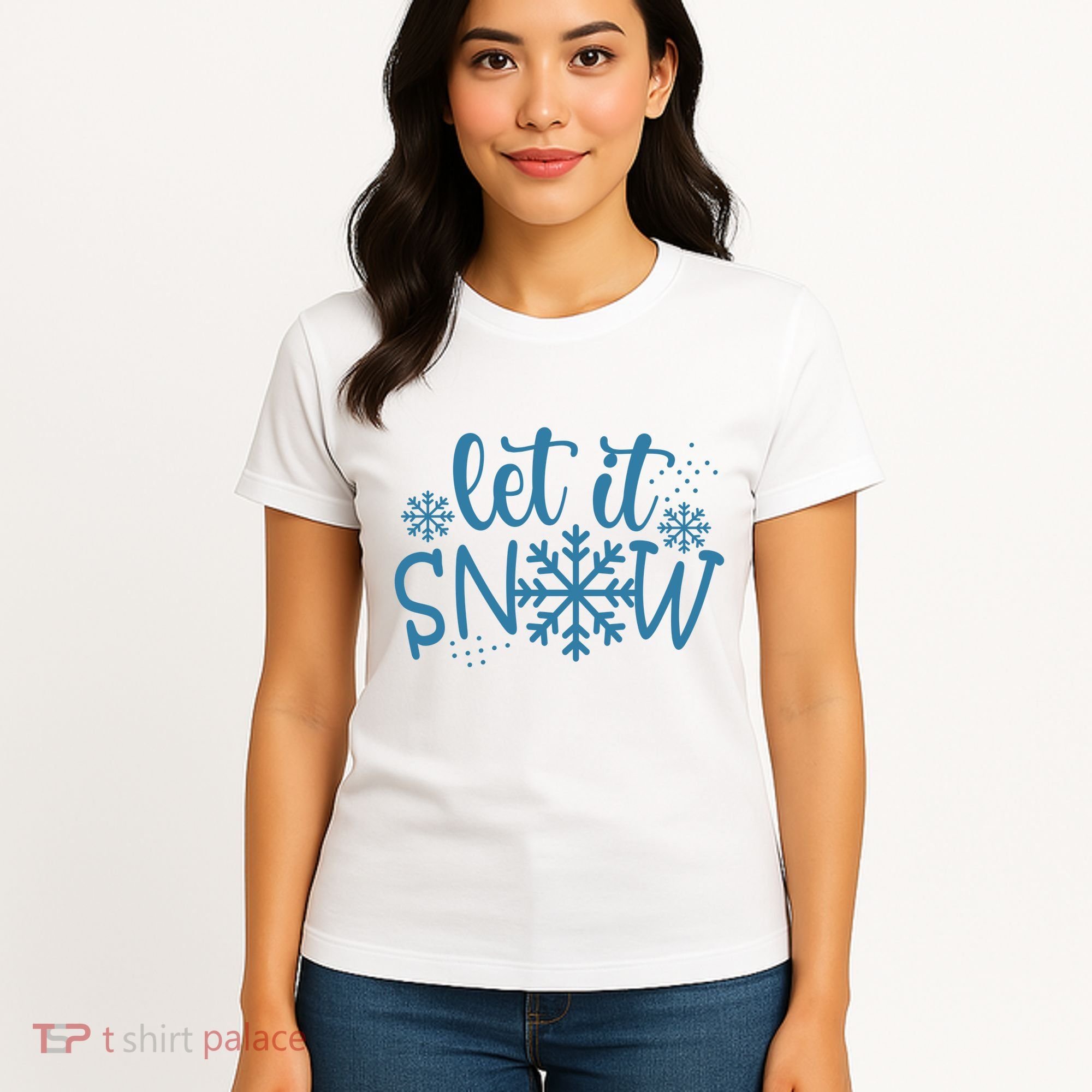 Let It Snow Cute Cozy Women's T-Shirt