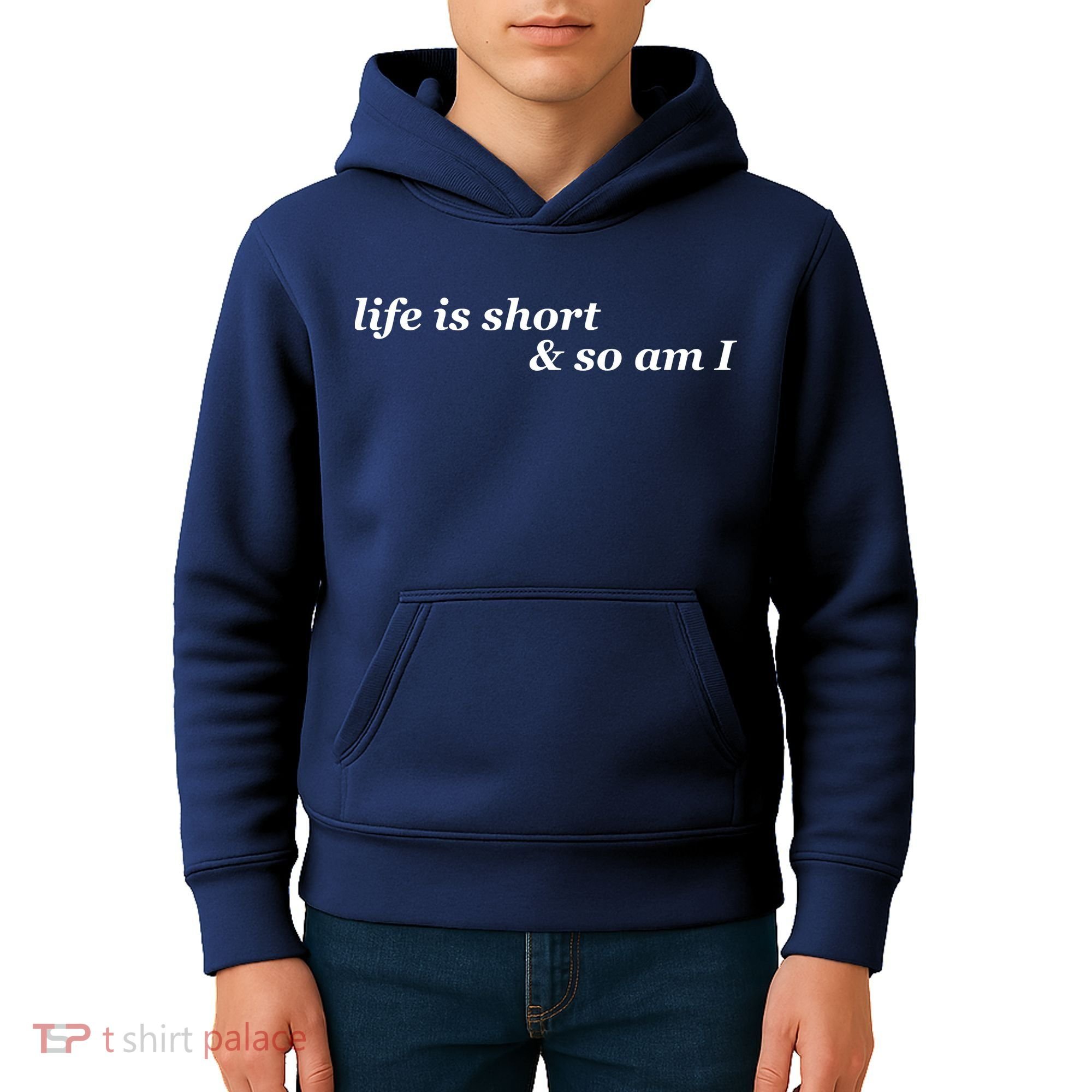Life Is Short And So Am I Kids Hoodie