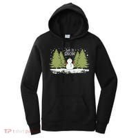 Let It Snow Winter Snowman Christmas Women's Hoodie thumb 0