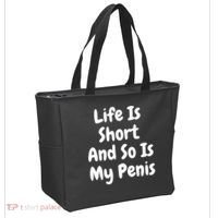 Life Is Short And So Is My Penis Tote Bag thumb 2