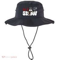 Let It Snow Christmas Holiday Cute Bucket Hat thumb 0