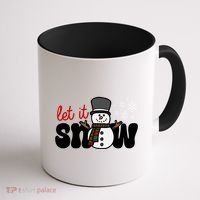 Let It Snow Christmas Holiday Cute Coffee Mug thumb 1